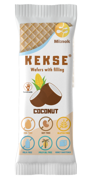 KEKSE - Oblátky s kokosovou náplňou 