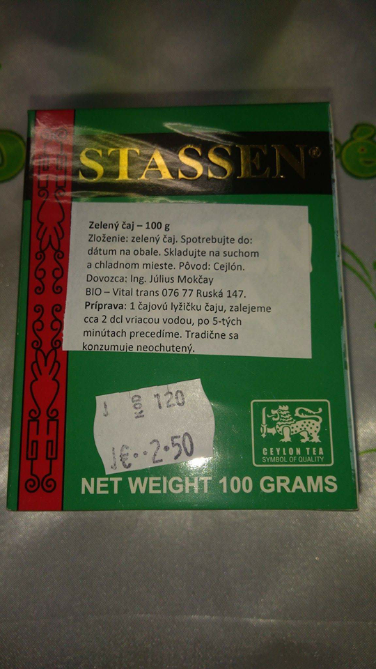Stassen zelený čaj -100 g