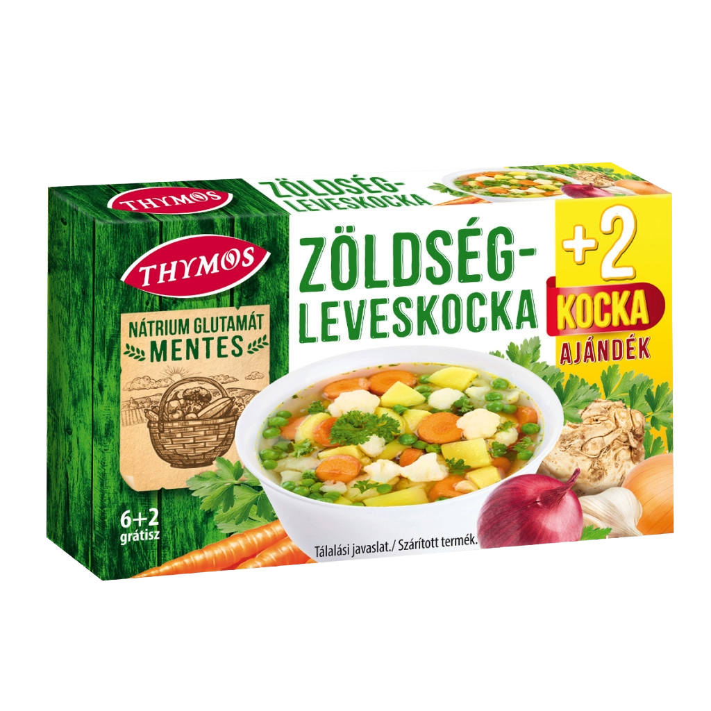 Bio Bujón zeleninový -kocky s nízkym obsahom soli - 68g 