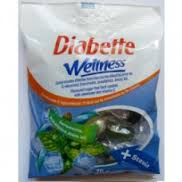 Diabette wellness cukríky bez cukru (mäta pieporná,eukalyptus, aníz)-70g