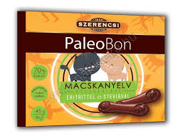 PaleoBon- Mačacie jazýčky- Horká č. s náhradným sladidlom- 45g