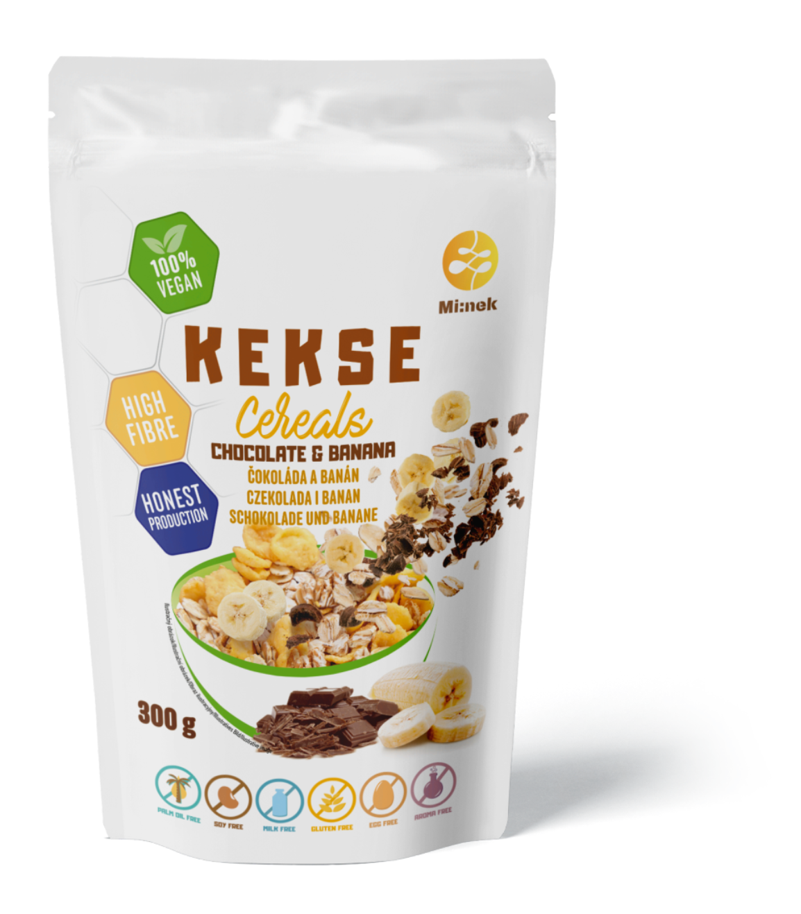 KEKSE Müsli Čokoláda+Banán 300g